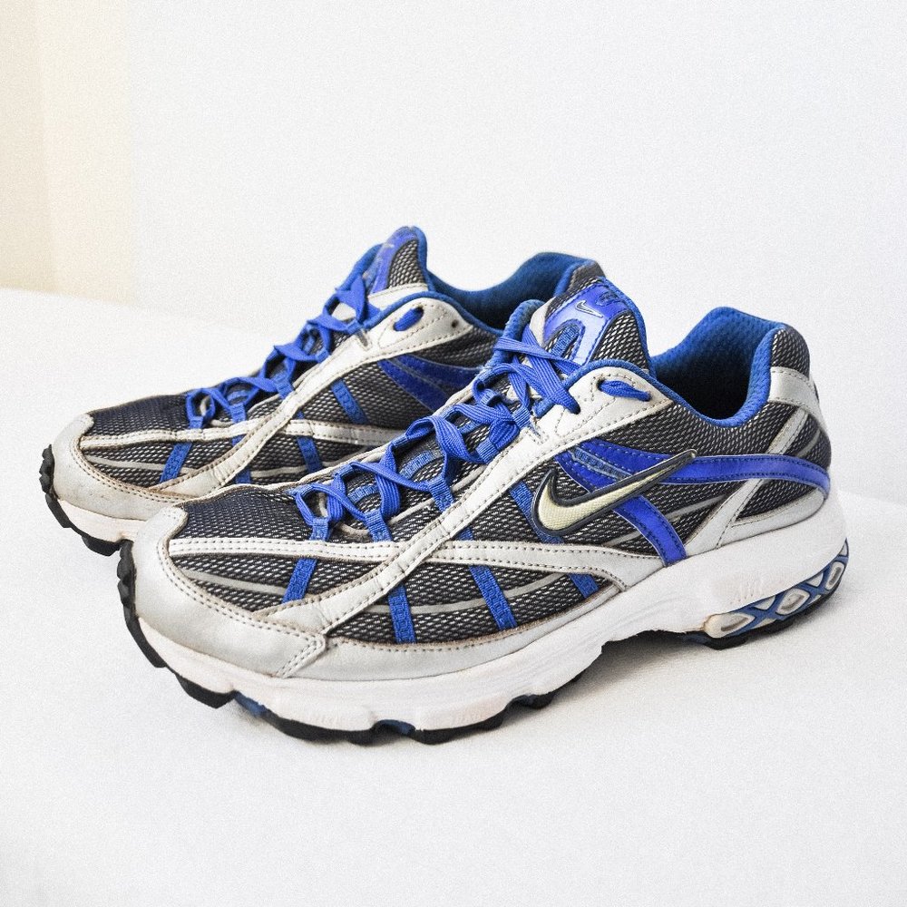 Nike ACG Silver and Blue Sneakers